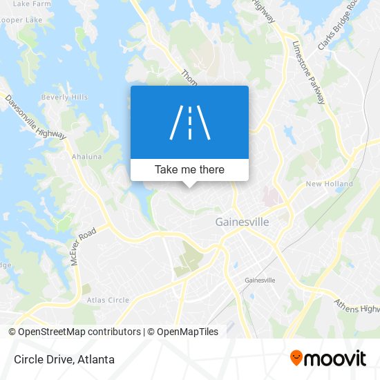 Circle Drive map