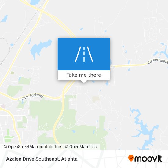 Mapa de Azalea Drive Southeast