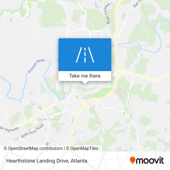 Hearthstone Landing Drive map