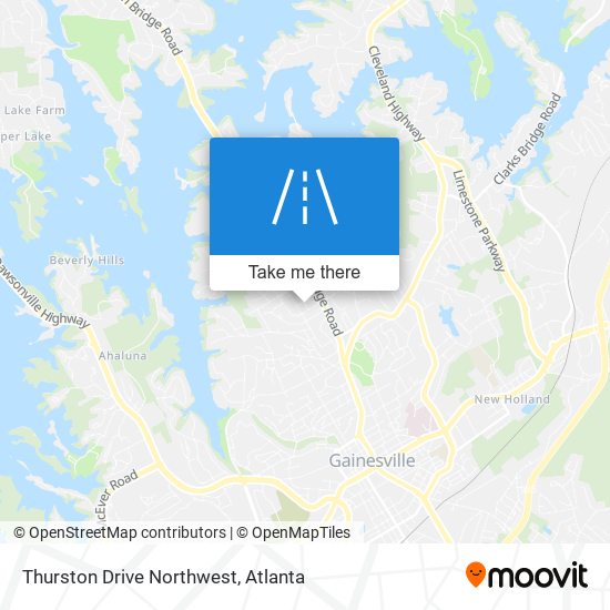 Mapa de Thurston Drive Northwest