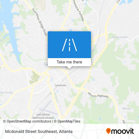 Mcdonald Street Southeast map