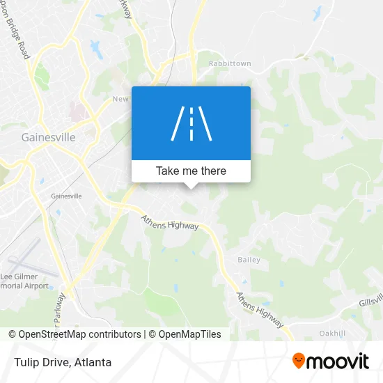 Tulip Drive map