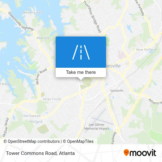 Tower Commons Road map