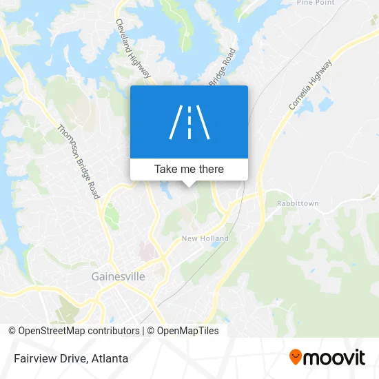 Fairview Drive map
