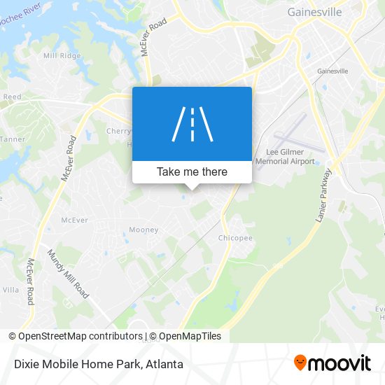 Mapa de Dixie Mobile Home Park