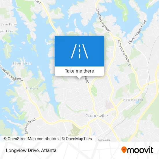 Longview Drive map