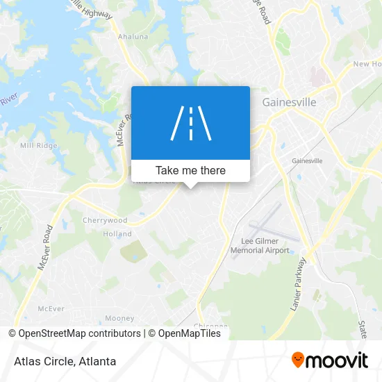 Atlas Circle map