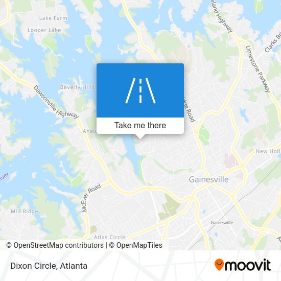 Mapa de Dixon Circle