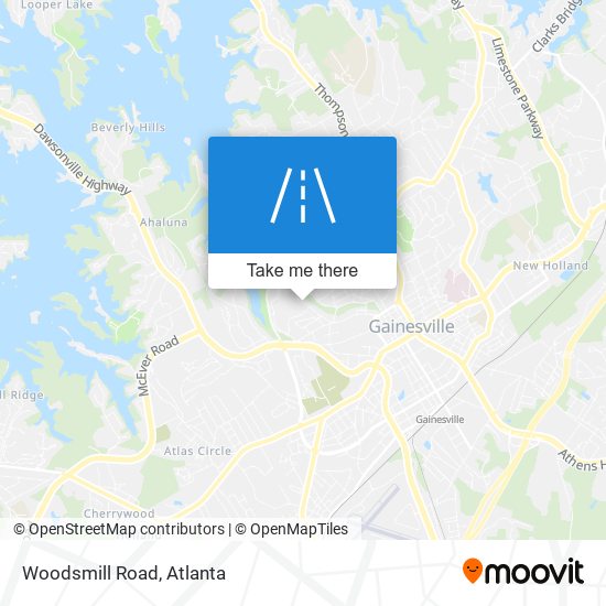 Mapa de Woodsmill Road