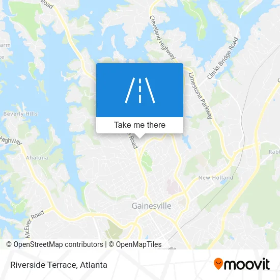 Riverside Terrace map