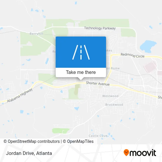 Jordan Drive map