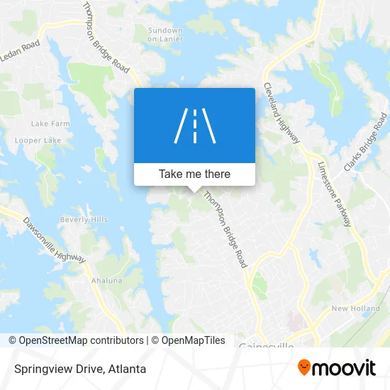 Springview Drive map