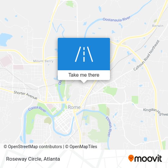 Mapa de Roseway Circle