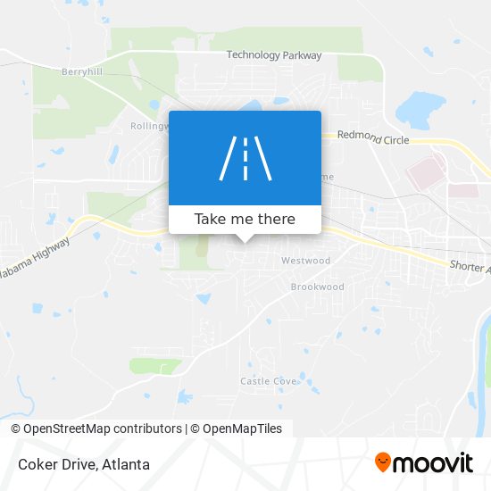 Coker Drive map