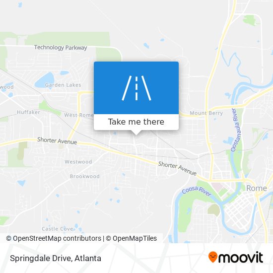 Mapa de Springdale Drive