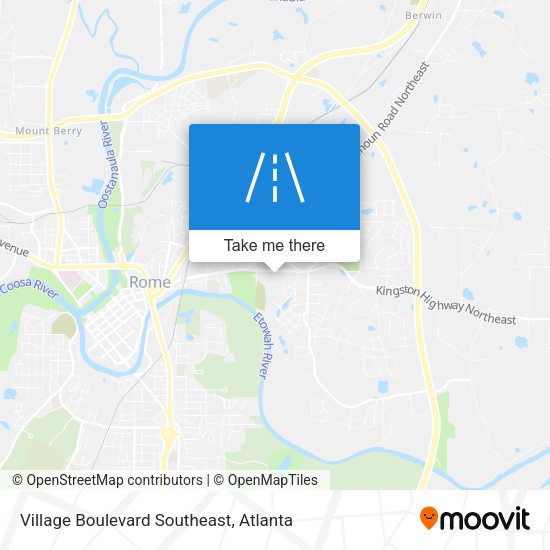 Mapa de Village Boulevard Southeast