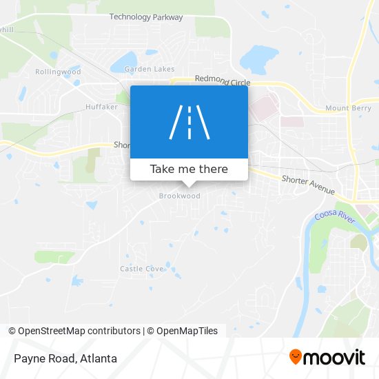 Mapa de Payne Road