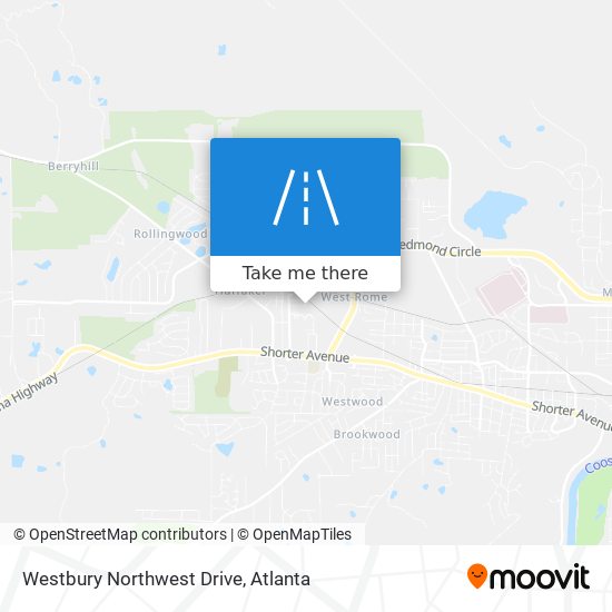 Mapa de Westbury Northwest Drive