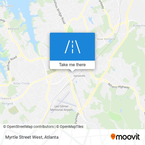 Mapa de Myrtle Street West