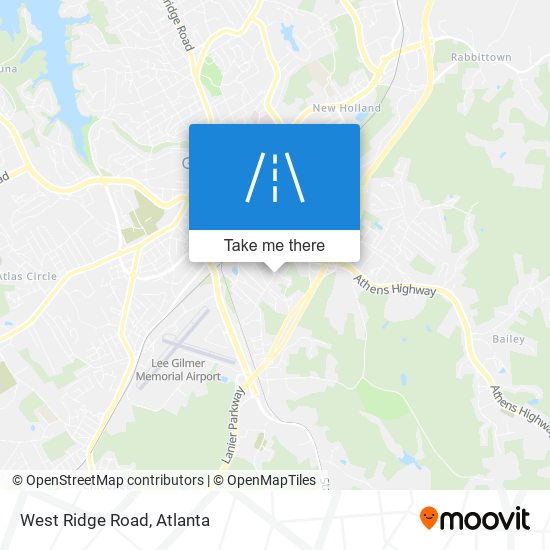 Mapa de West Ridge Road