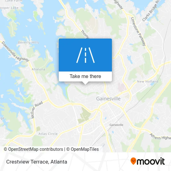 Crestview Terrace map