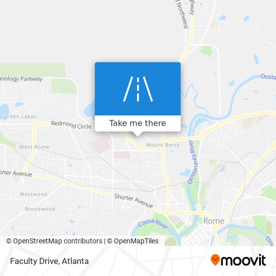 Faculty Drive map