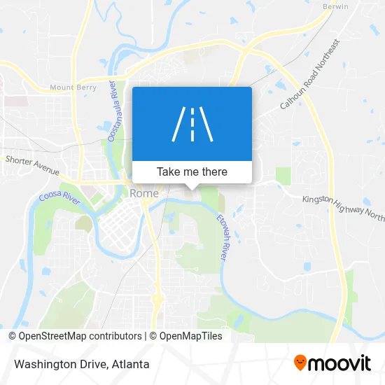 Washington Drive map