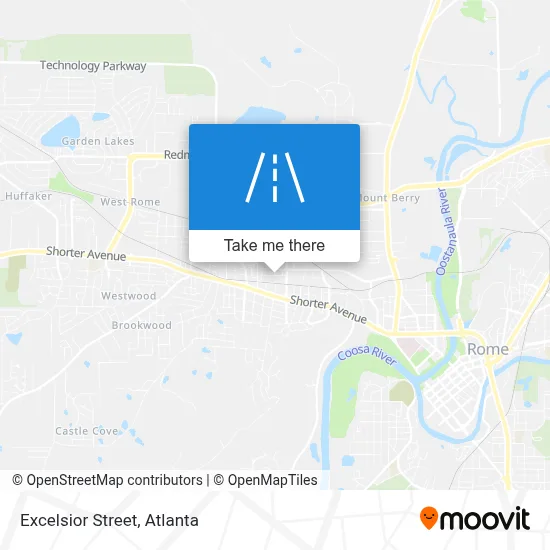 Excelsior Street map
