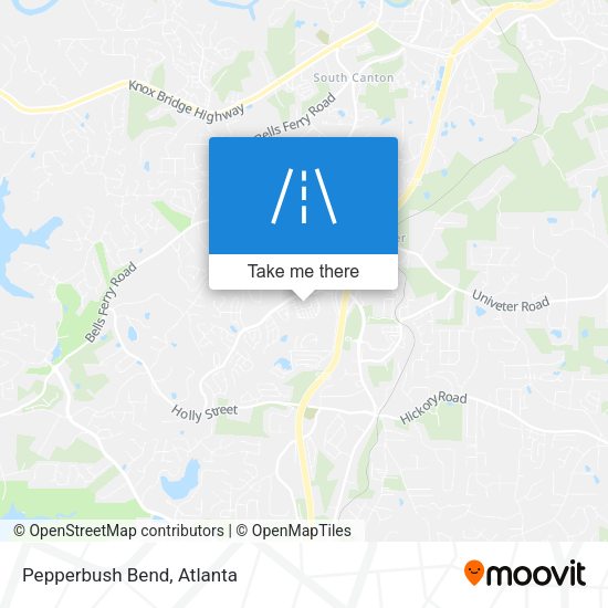 Mapa de Pepperbush Bend