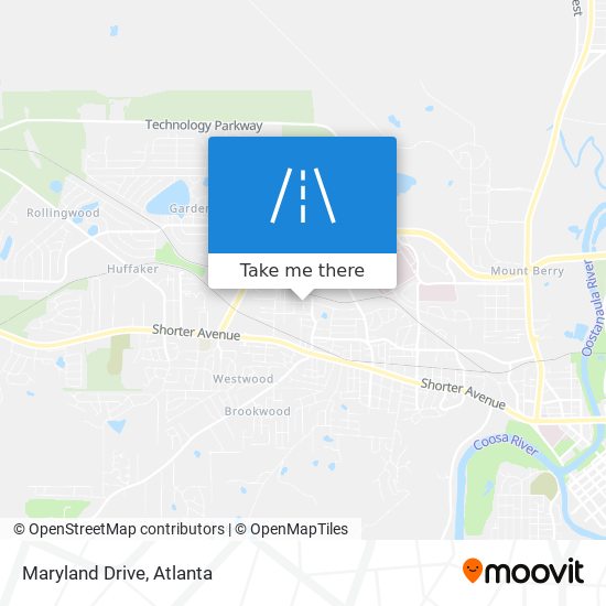 Maryland Drive map