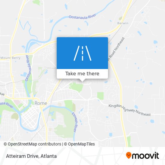 Atteiram Drive map