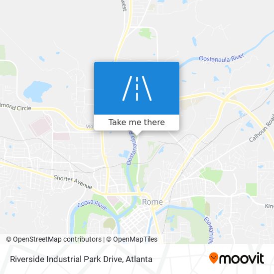 Mapa de Riverside Industrial Park Drive