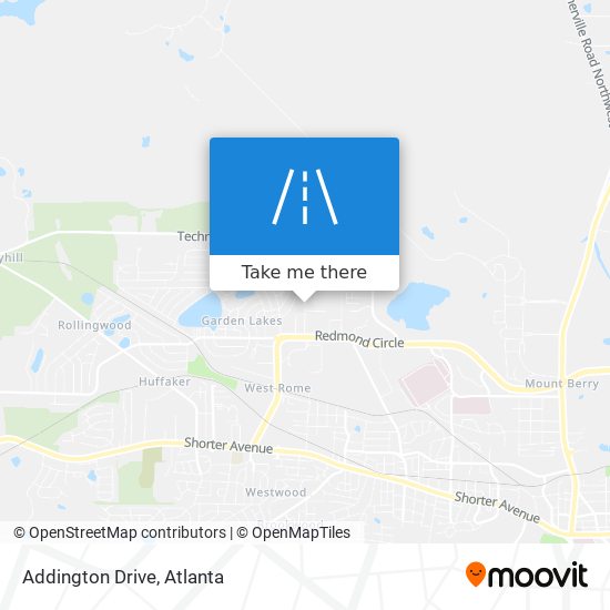 Addington Drive map