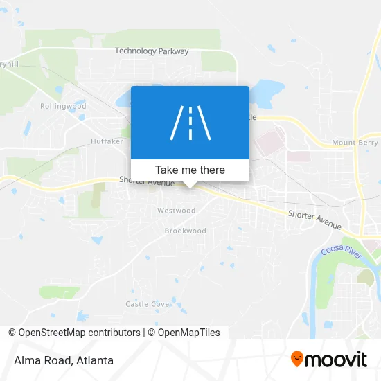 Alma Road map