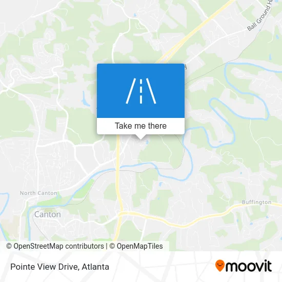 Pointe View Drive map