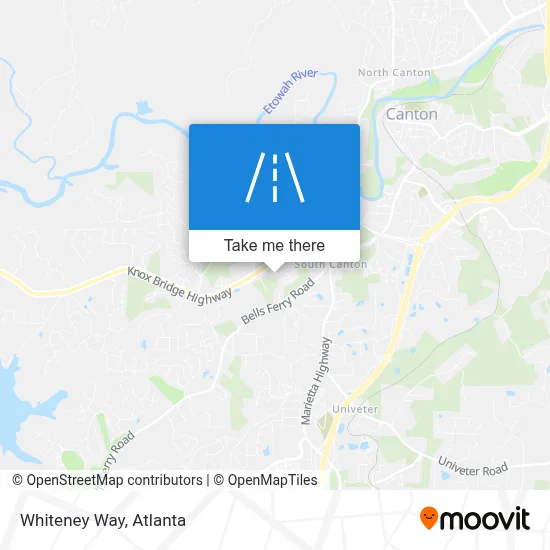 Whiteney Way map