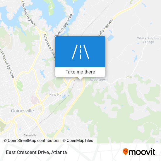 East Crescent Drive map