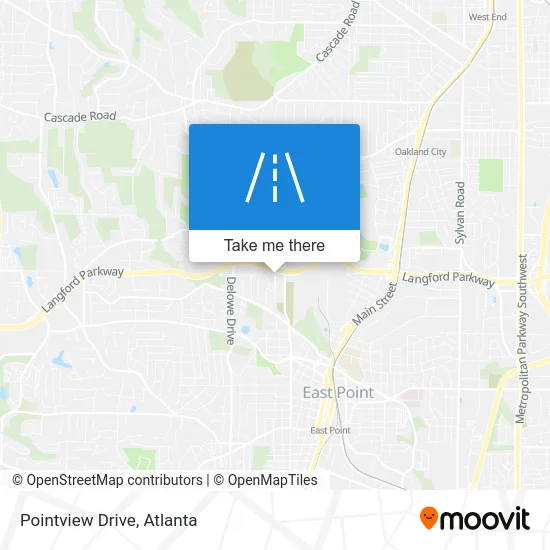 Pointview Drive map