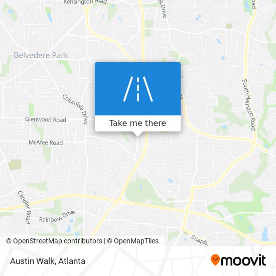 Austin Walk map