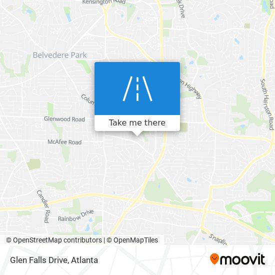 Glen Falls Drive map