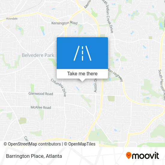 Barrington Place map