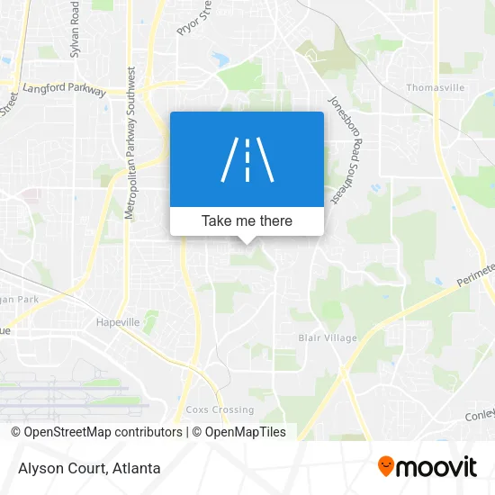 Alyson Court map