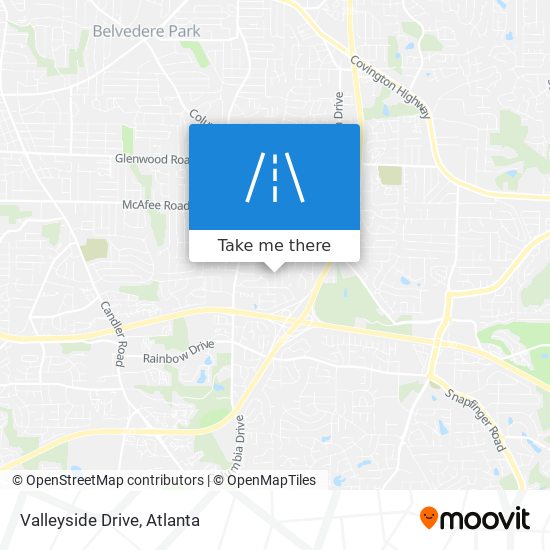 Mapa de Valleyside Drive