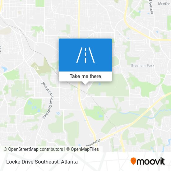Mapa de Locke Drive Southeast