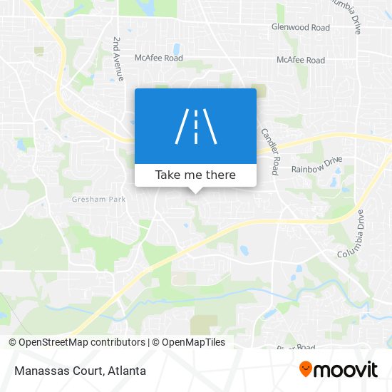 Manassas Court map