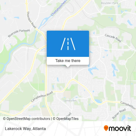 Lakerock Way map