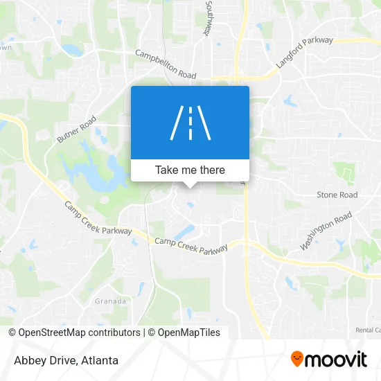 Abbey Drive map