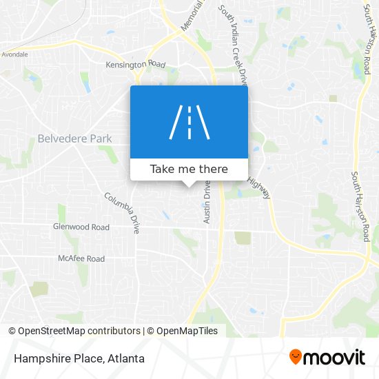 Mapa de Hampshire Place