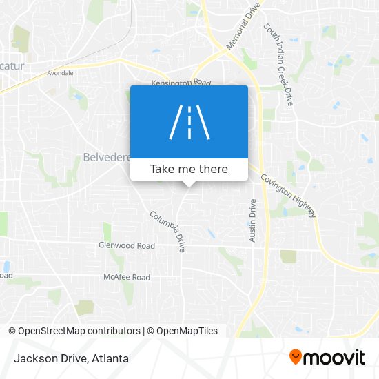 Jackson Drive map