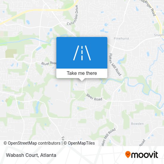 Mapa de Wabash Court
